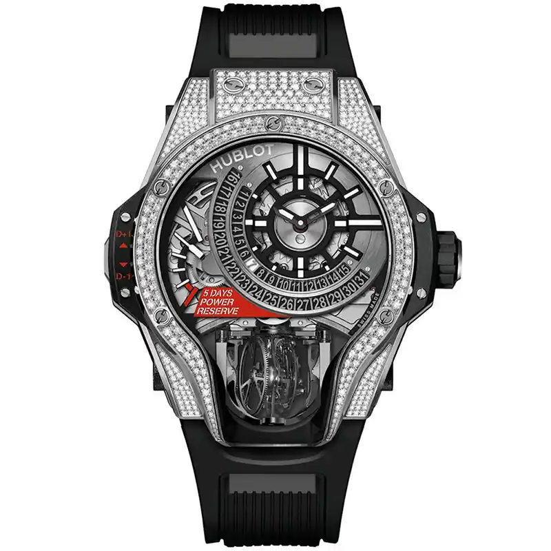 ساعت مردانه هابلوت مدل Hublot Tourbillon Diamond MP09